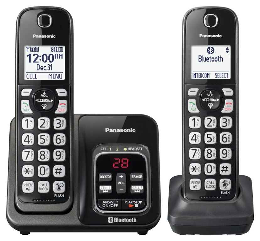 Panasonic makes link2cell phone systems with multiple handsets panasonic 